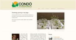 Desktop Screenshot of condohydroponics.com