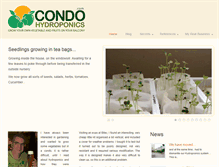 Tablet Screenshot of condohydroponics.com